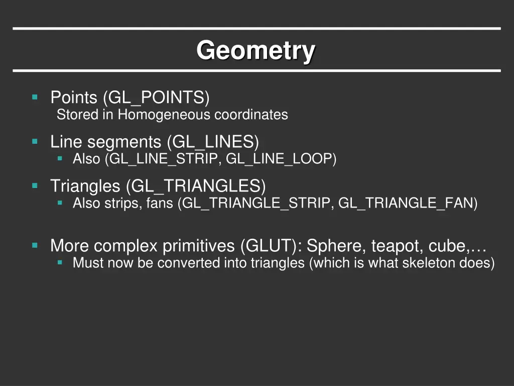 geometry
