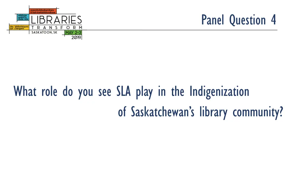 panel question 4