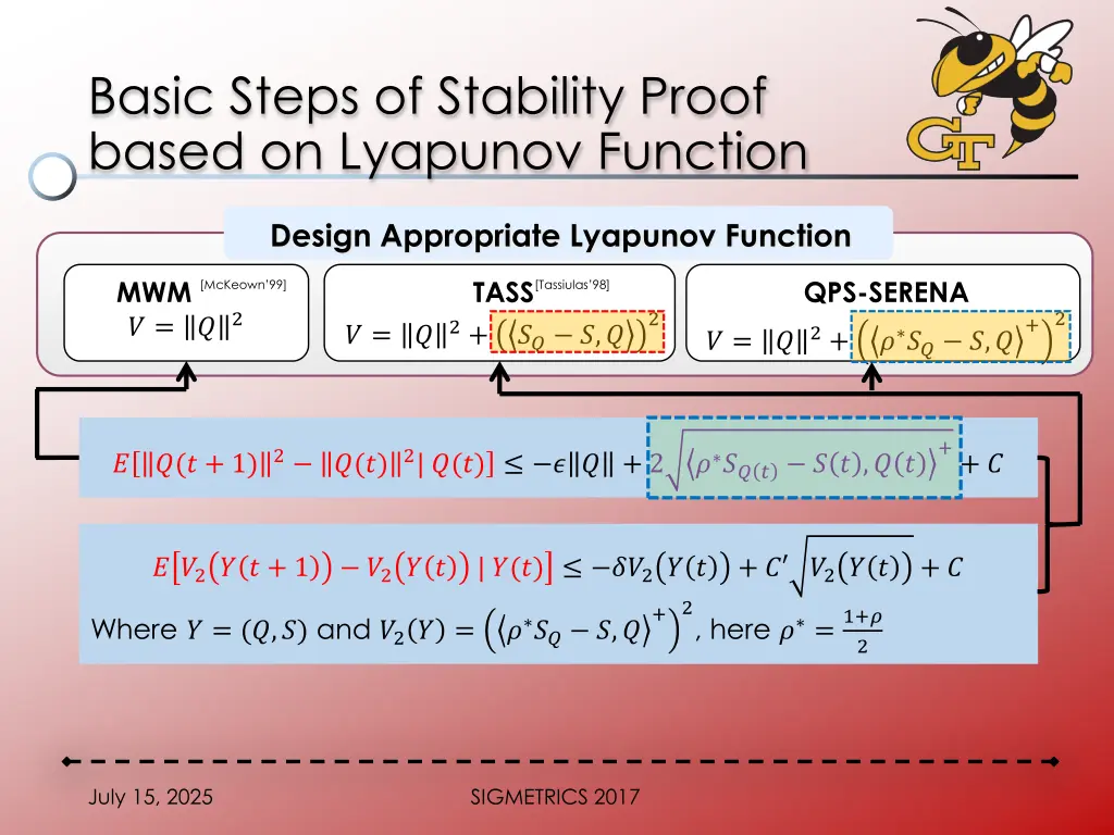 basic steps of stability proof based on lyapunov 1