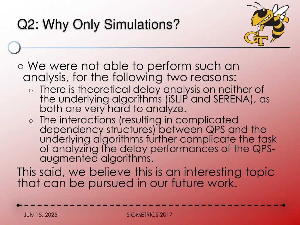 q2 why only simulations