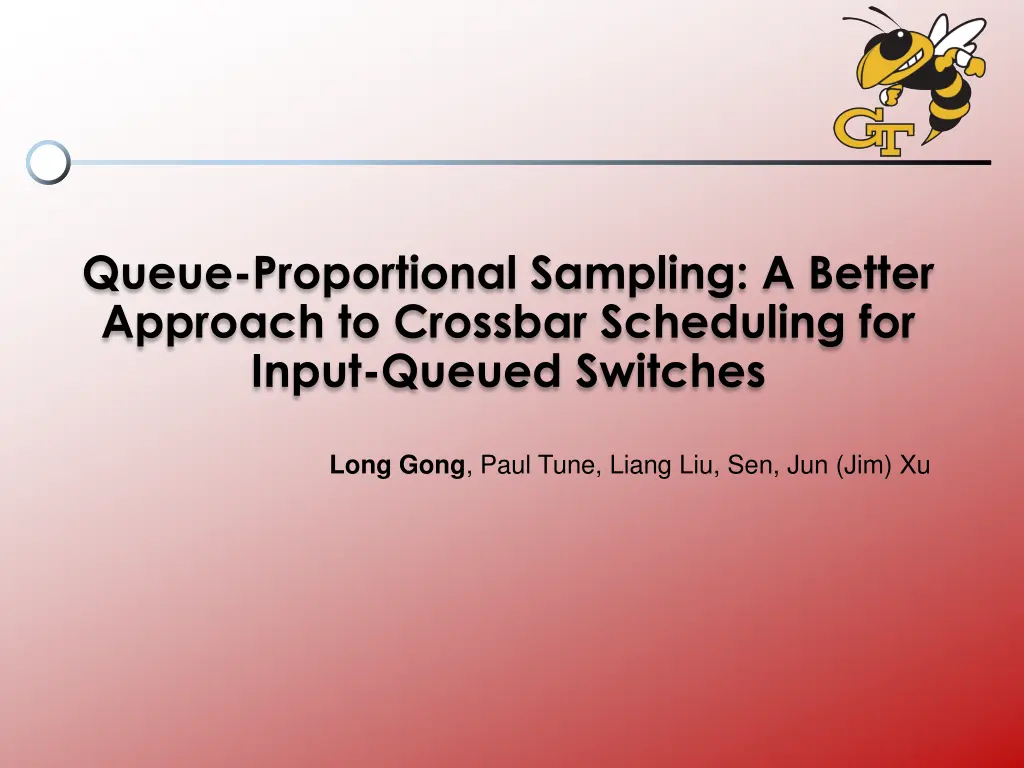 queue proportional sampling a better approach
