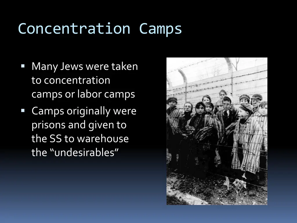 concentration camps