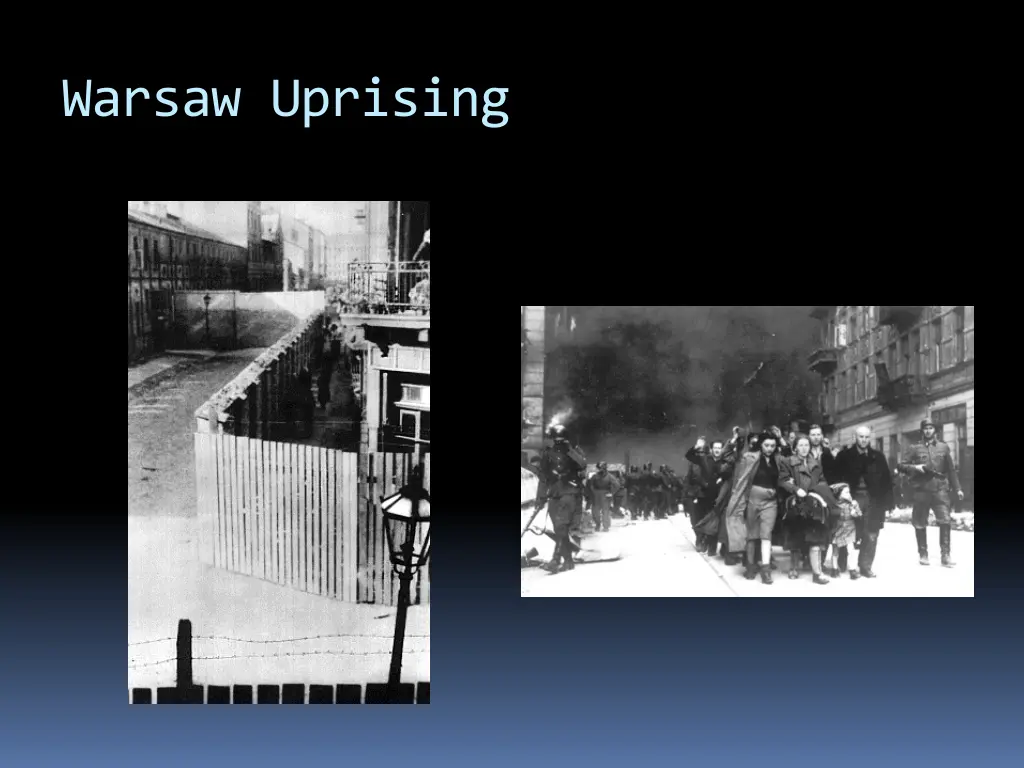 warsaw uprising 1