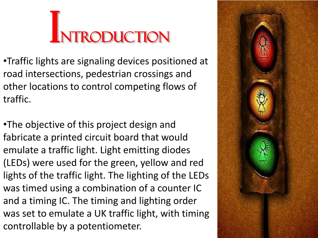 i i ntroduction traffic lights are signaling