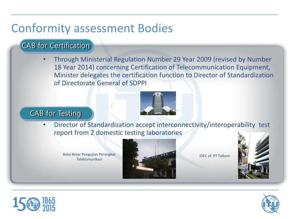 conformity assessment bodies 1