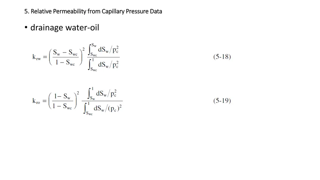 5 relative permeability from capillary pressure