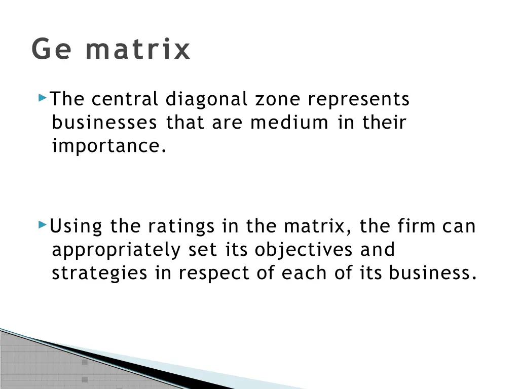 ge matrix 4