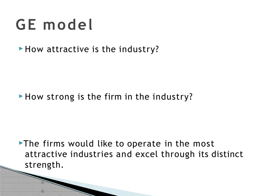 ge model 1