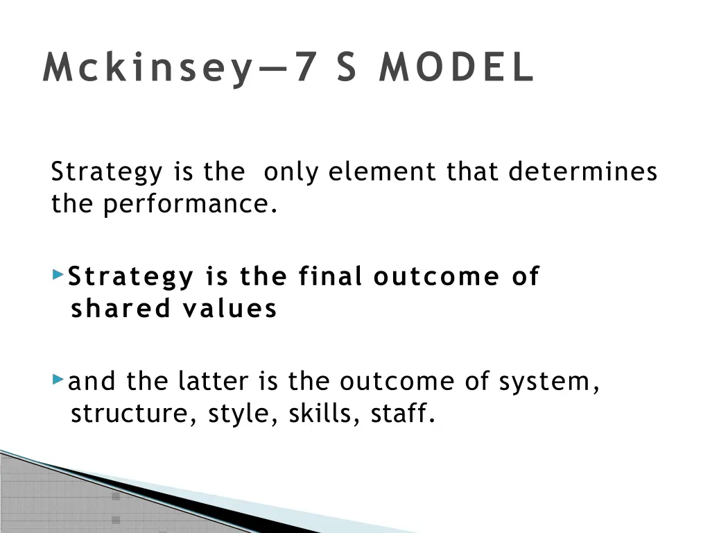 mckinsey 7 s model