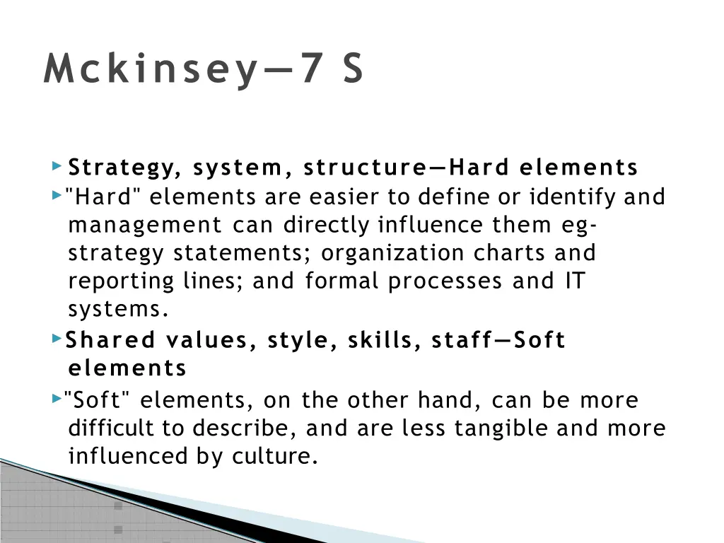 mckinsey 7 s