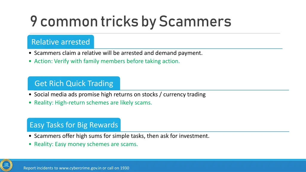9 common tricks by scammers 1