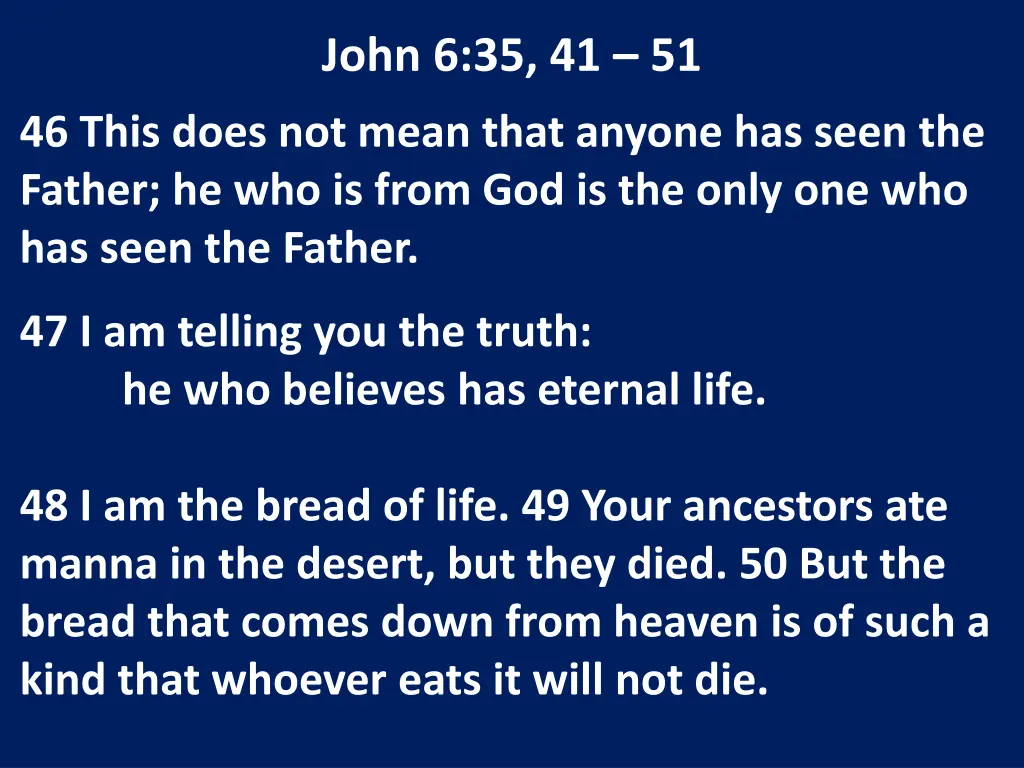 john 6 35 41 51 2
