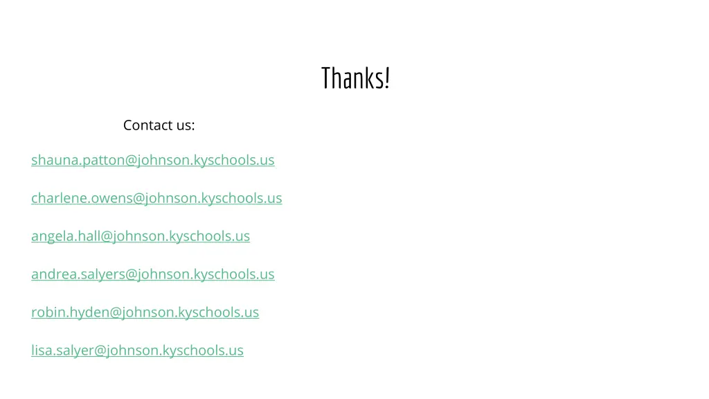 thanks