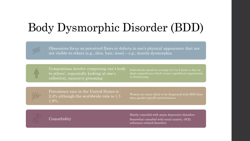 body dysmorphic disorder bdd