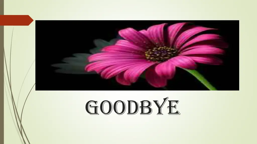goodbye