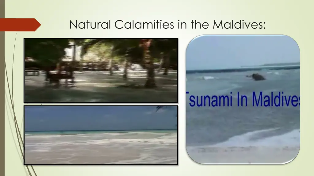 natural calamities in the maldives