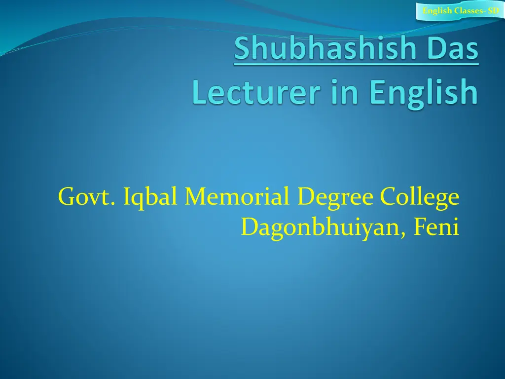 english classes sd 1