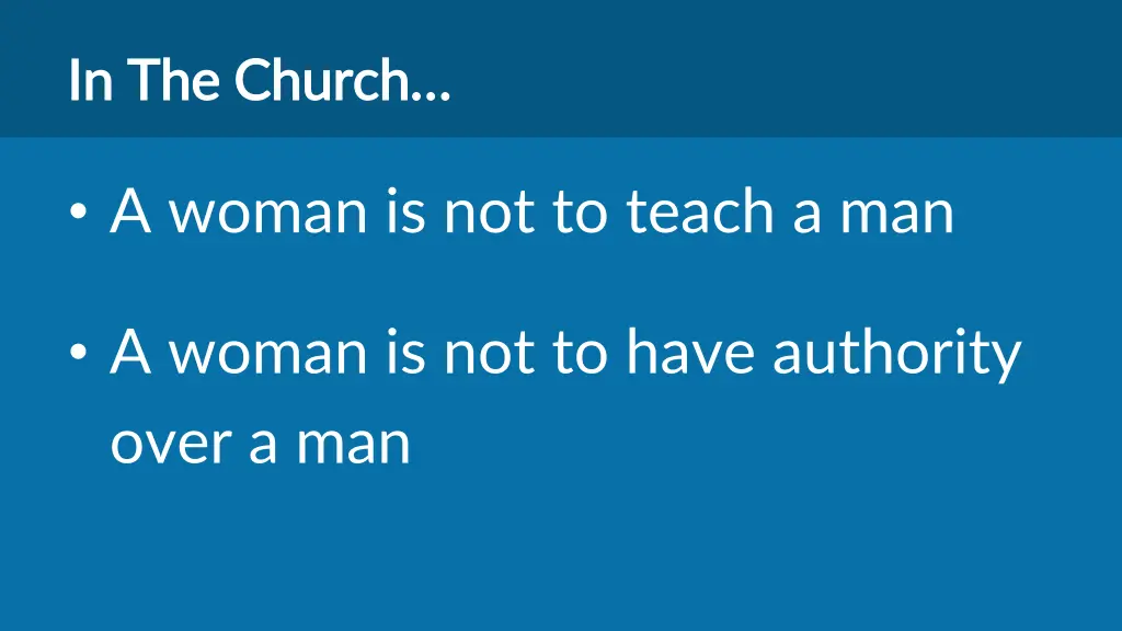 in the church in the church