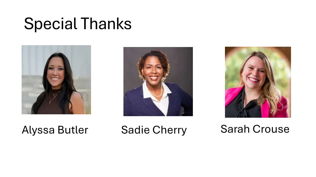 special thanks