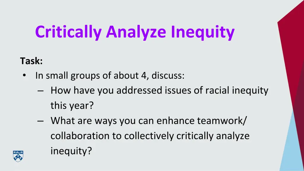 critically analyze inequity 1