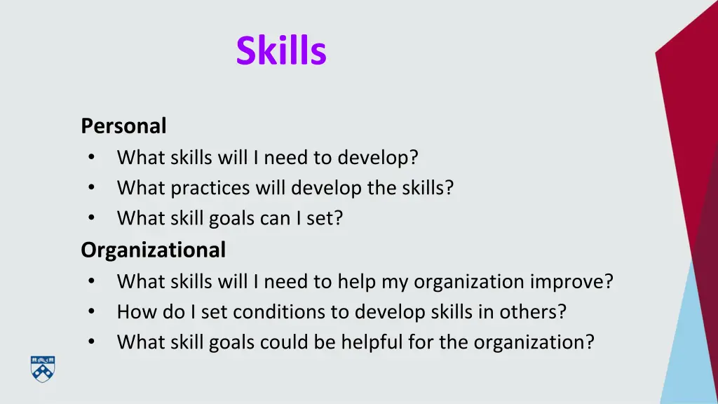 skills