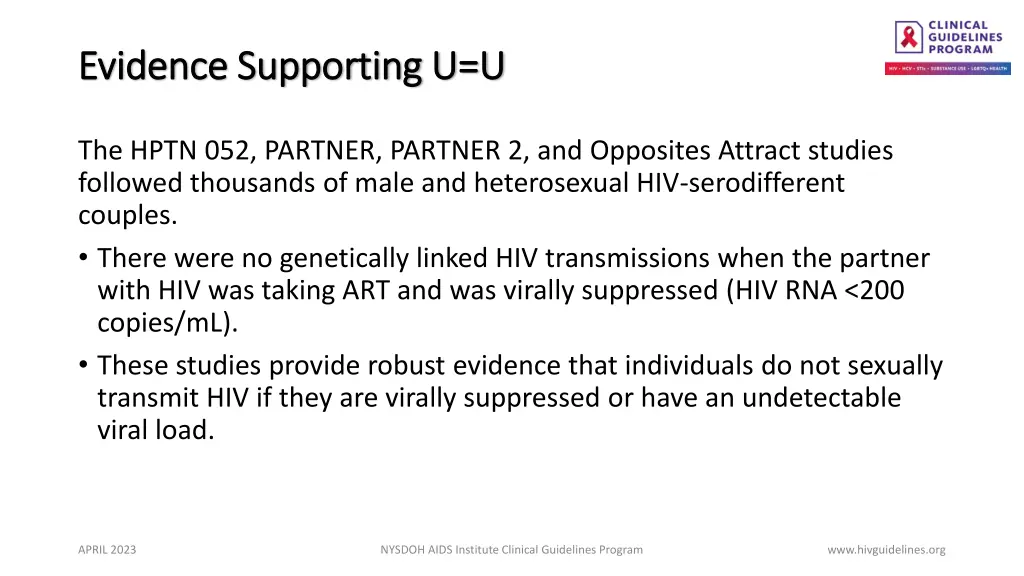 evidence supporting u u evidence supporting u u