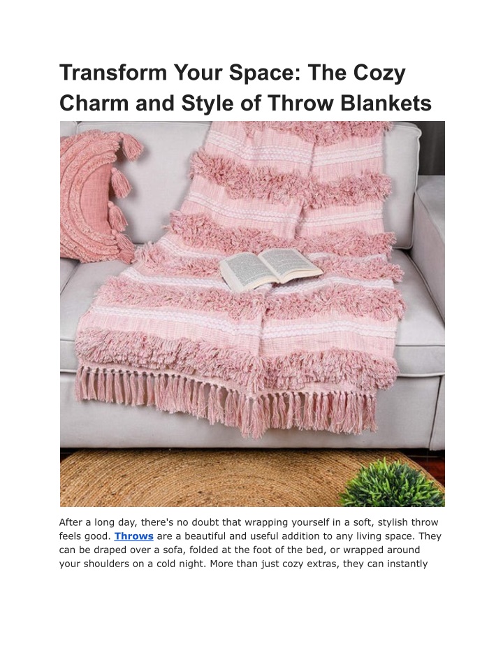 transform your space the cozy charm and style