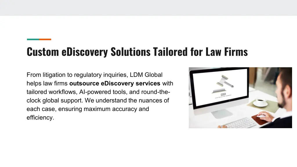 custom ediscovery solutions tailored for law firms