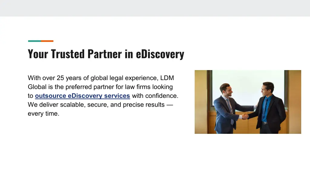 your trusted partner in ediscovery