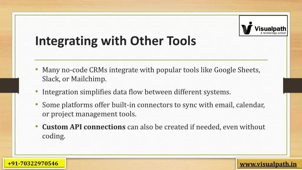 integrating with other tools