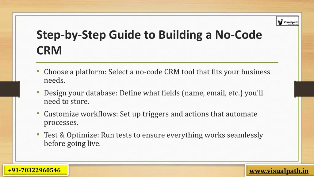 step by step guide to building a no code crm