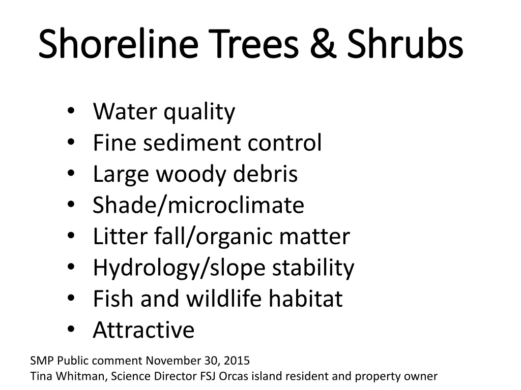 shoreline trees shrubs shoreline trees shrubs