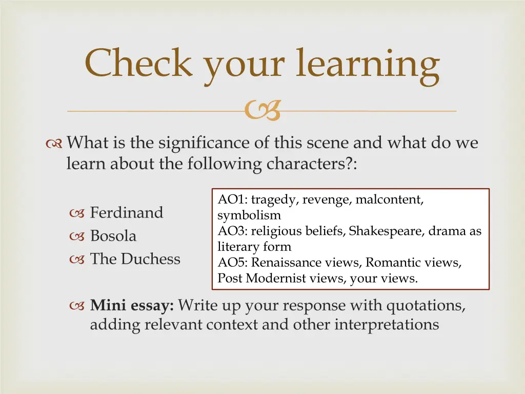 check your learning
