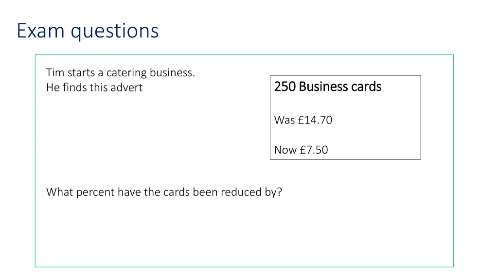 exam questions