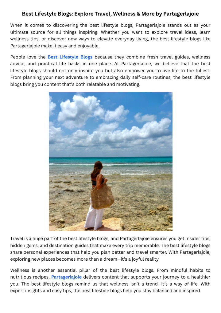 best lifestyle blogs explore travel wellness more