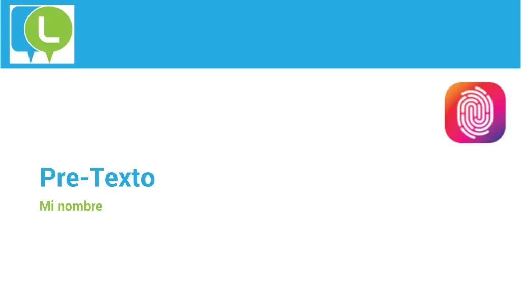 pre texto mi nombre