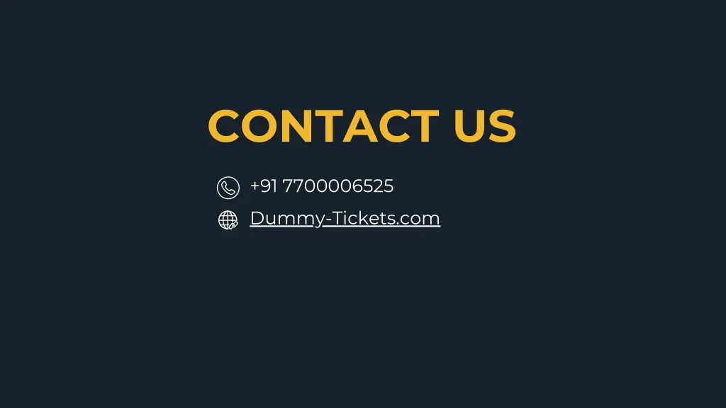 contact us