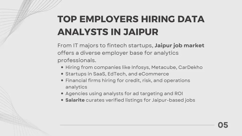 top employers hiring data analysts in jaipur