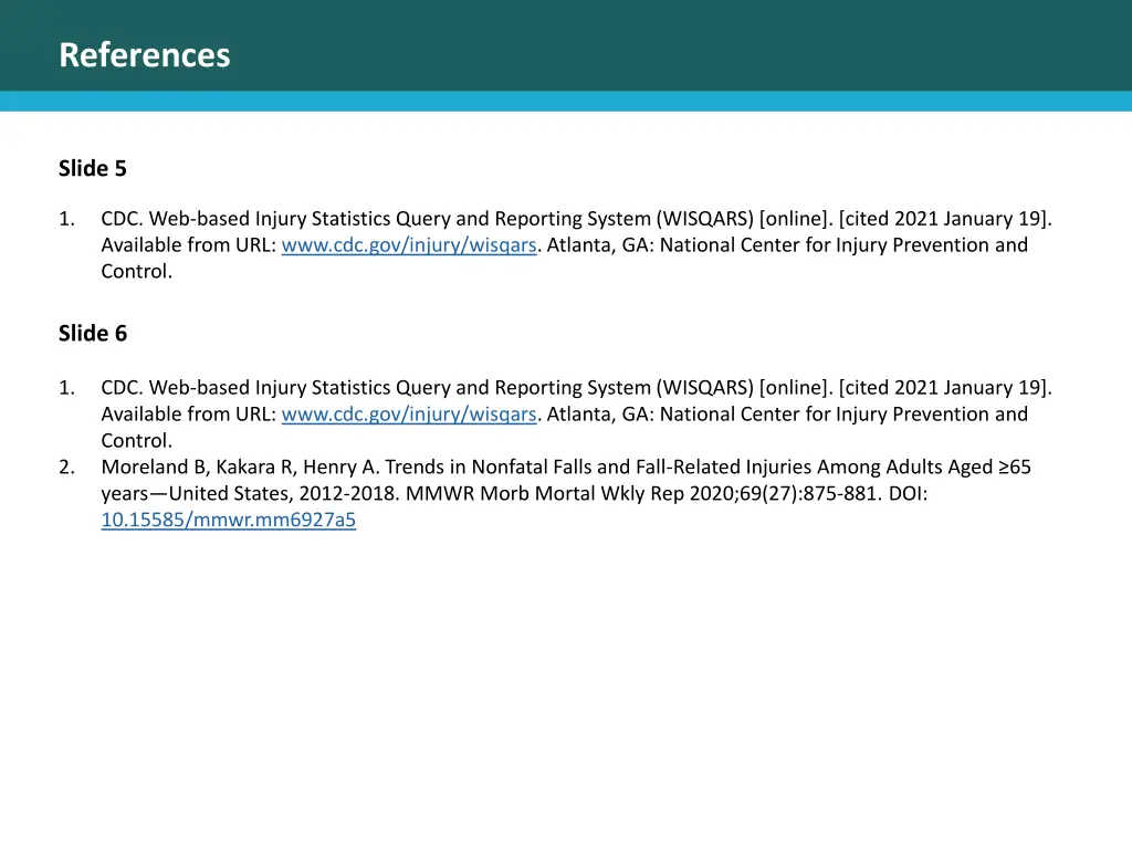 references