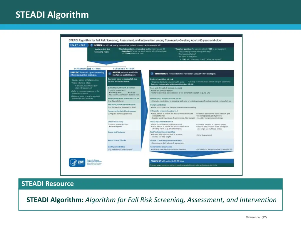 steadi algorithm