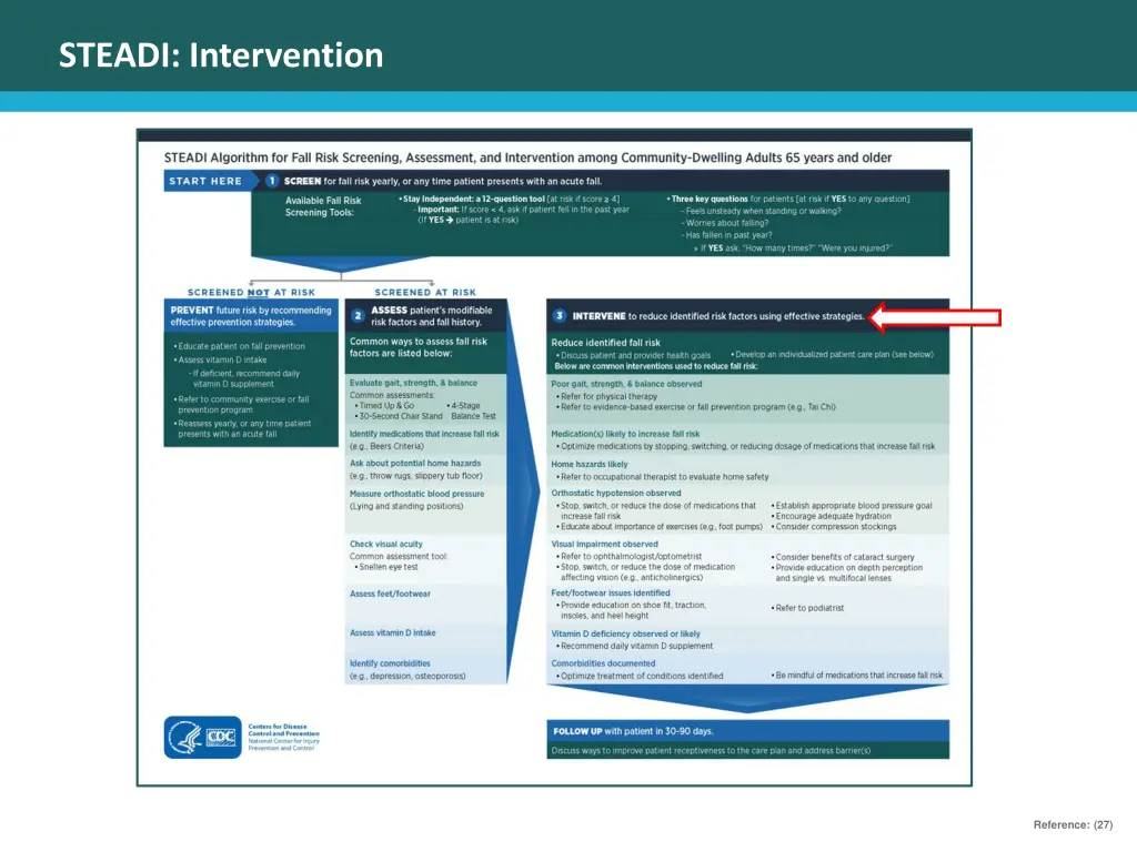 steadi intervention