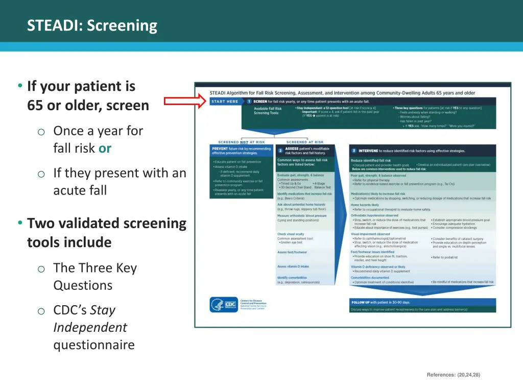 steadi screening