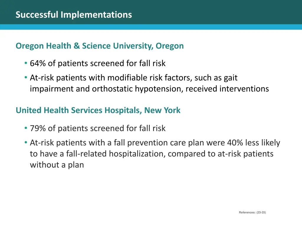 successful implementations