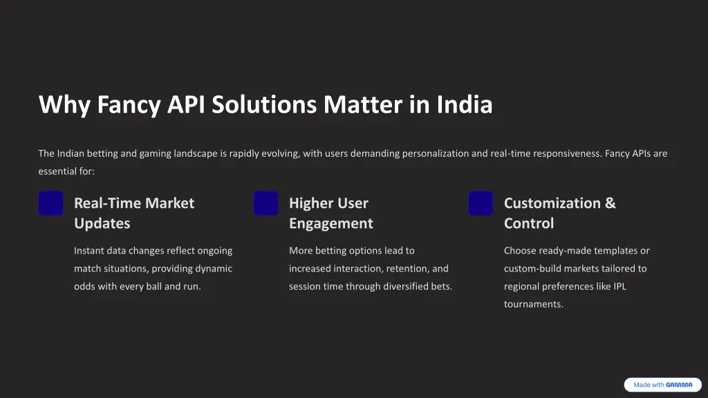 why fancy api solutions matter in india