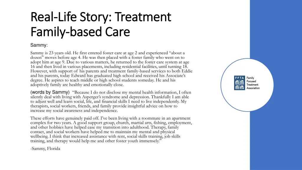 real real life story treatment life story 1