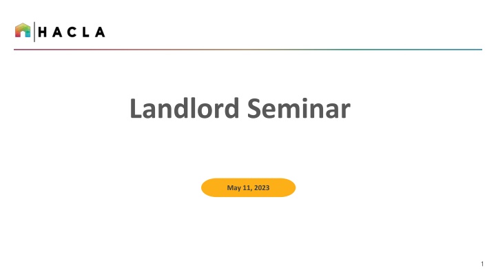 landlord seminar