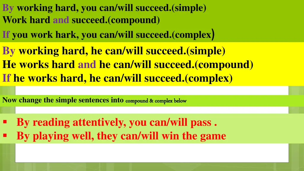 by working hard you can will succeed simple work