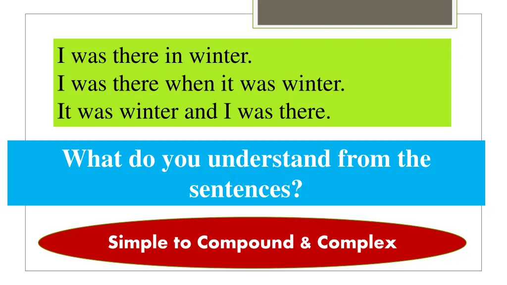 i was there in winter i was there when