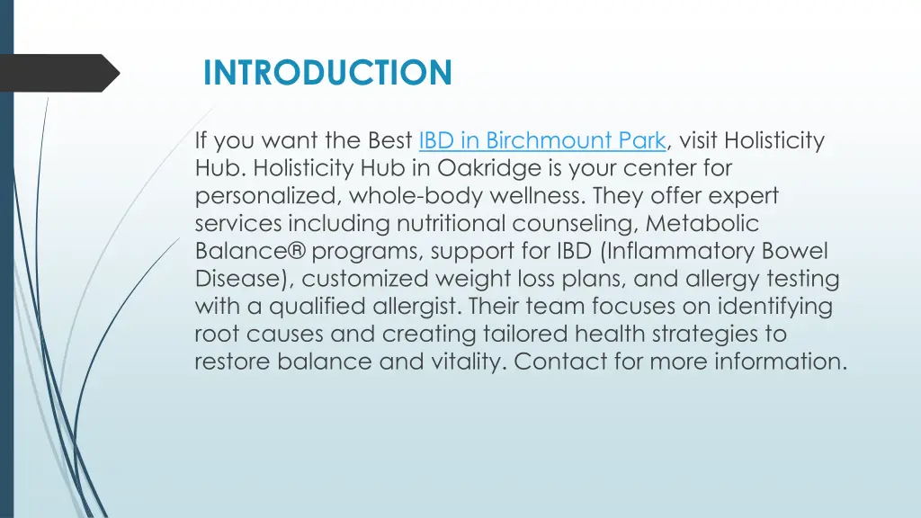 introduction