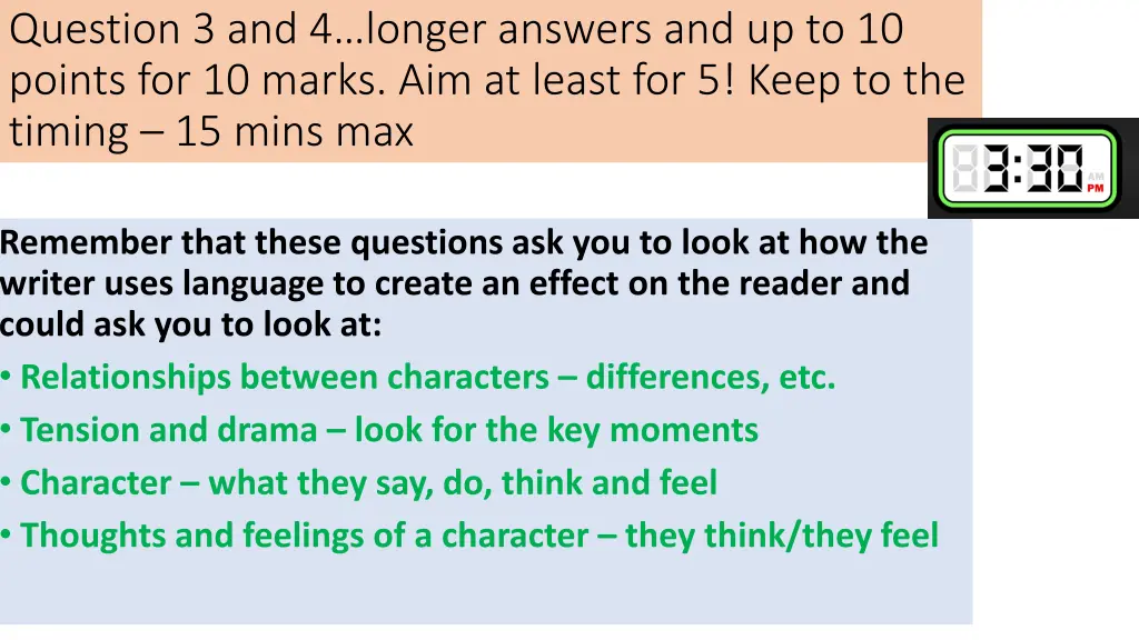 question 3 and 4 longer answers